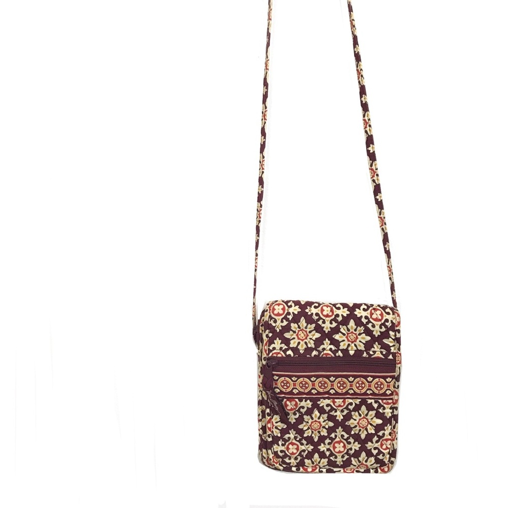 Vera Bradley Tri-Fold Print Crossbody Quilted Bag